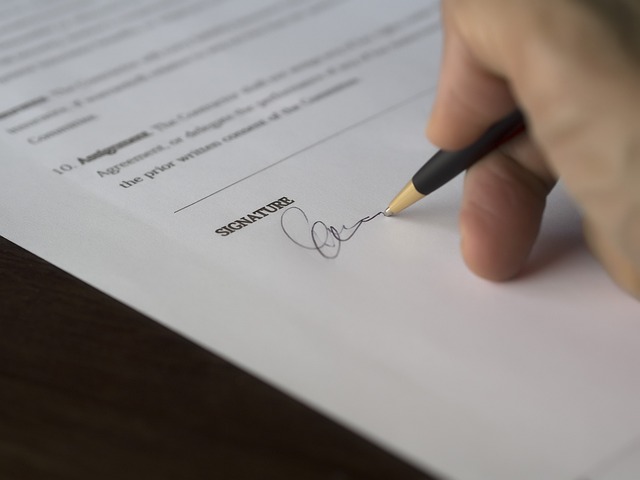Notarized documents for title