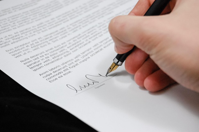 Notarized documents for title