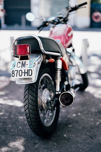 Motorcycle salvage title process