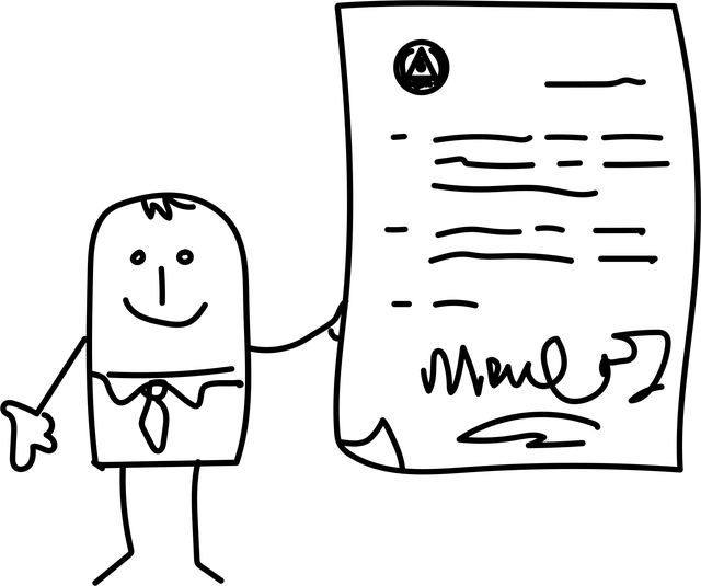 Notarized title documents