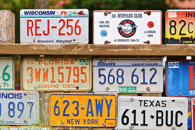 Design & Register Your California Personalized Back Plate Sticker