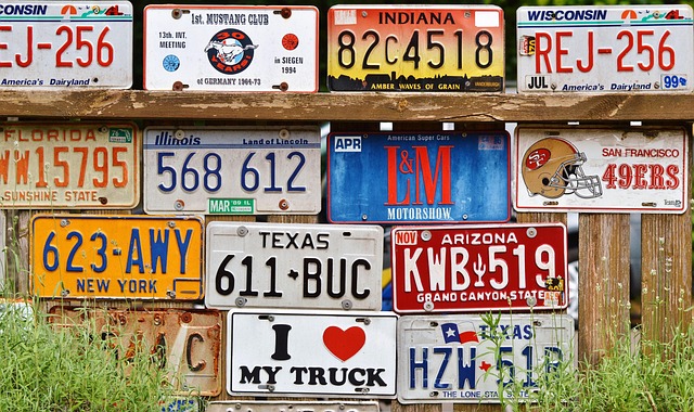 Front and back license plates California