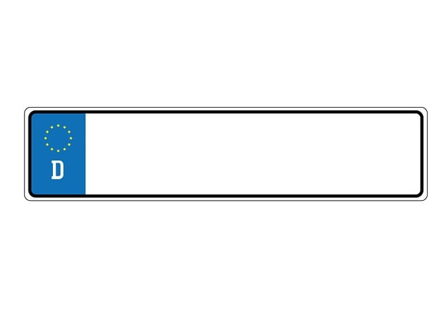New license plates for out of state car