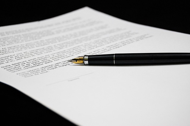 Notarized title documents